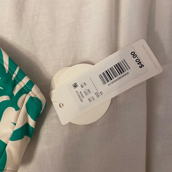 Dillards Girls Palm print 2- piece bathing suit- New - Picture 4 of 4